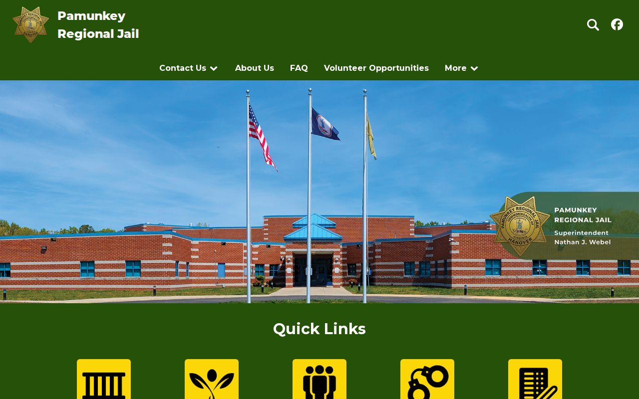 Pamunkey Regional Jail Powhatan County release records source